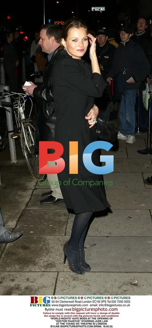 Kate Moss at "Doctor Faustus" Opening