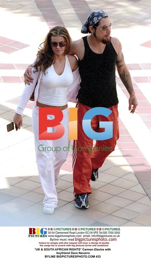 Carmen Electra and Dave Navarro
