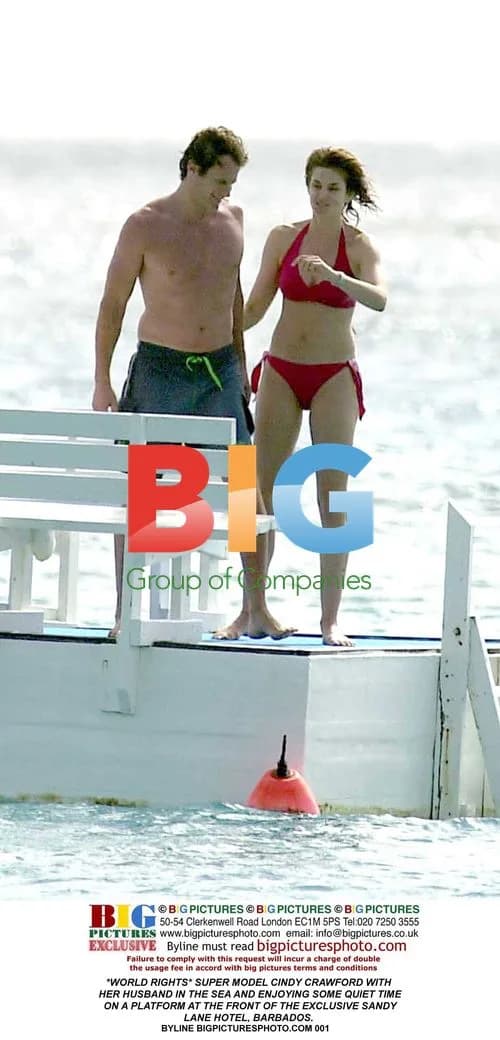 Cindy Crawford and Husband in Barbados