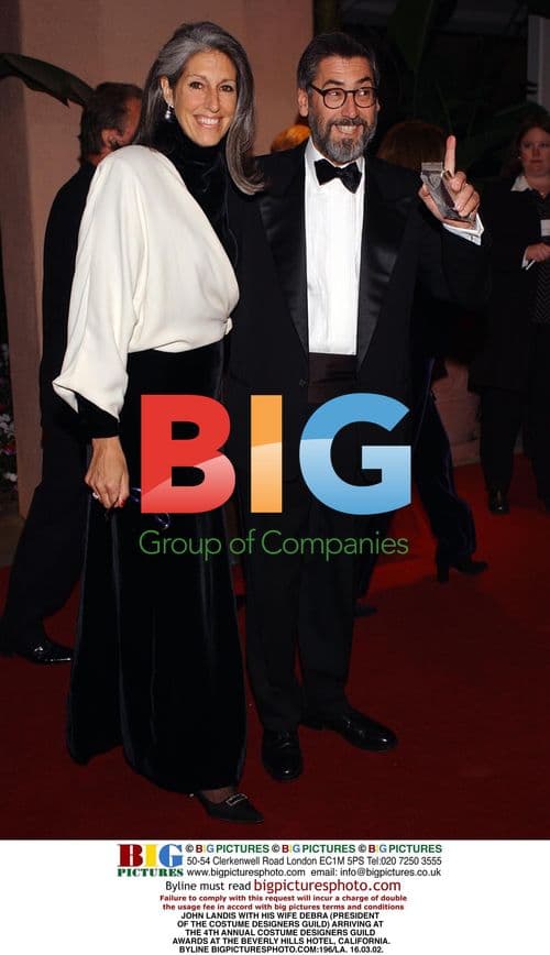 John Landis and Debra at Costume Designers Guild Awards