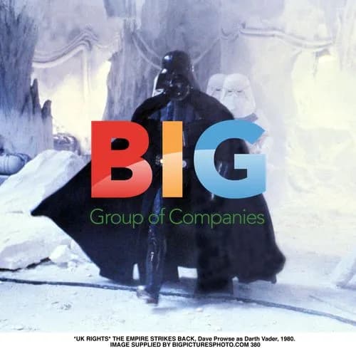Darth Vader on Snow Set of Empire Strikes Back