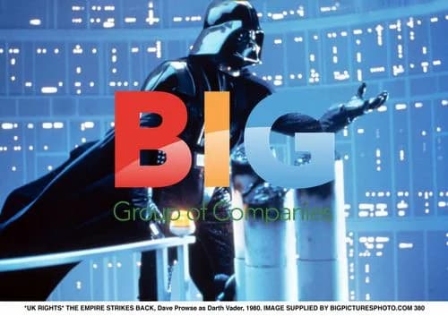 Darth Vader on the set of The Empire Strikes Back