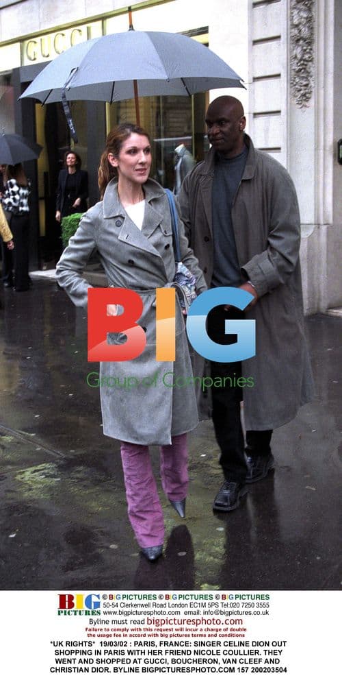 Celine Dion Out Shopping in Paris