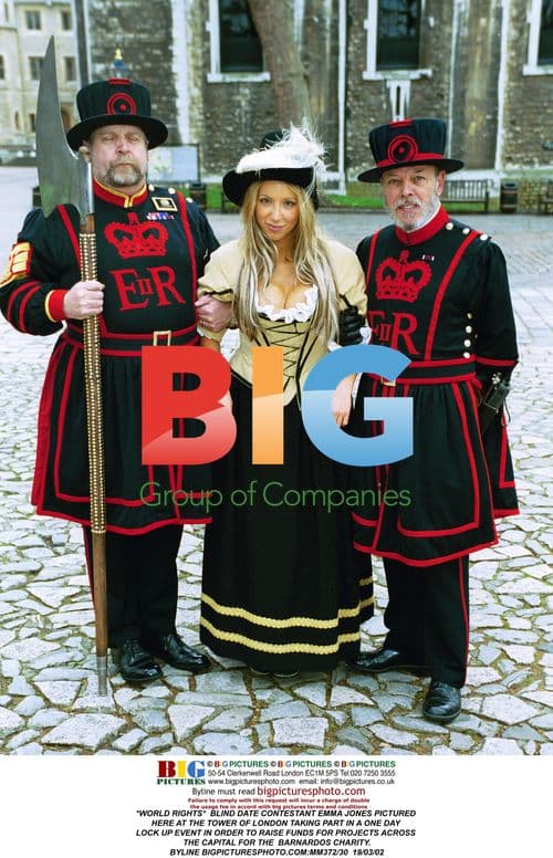 Blind Date Contestant Emma Jones at Tower of London