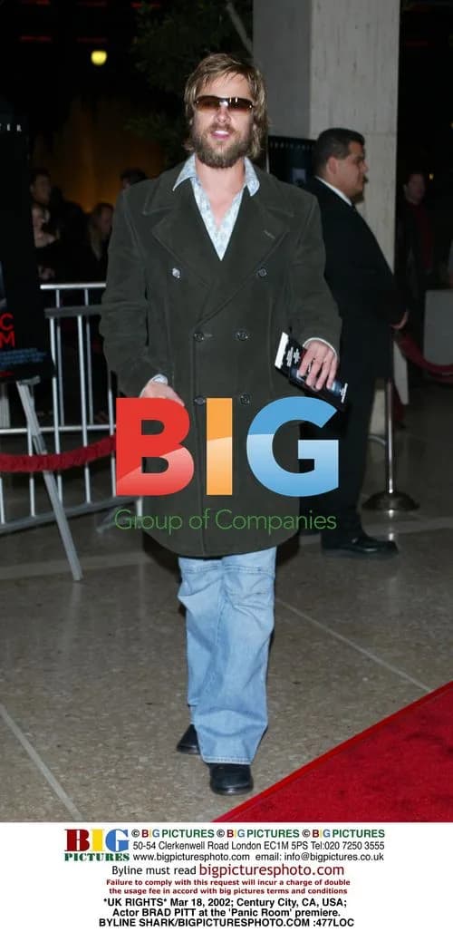 Brad Pitt at 'Panic Room' premiere