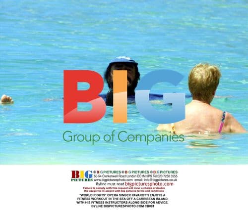 Pavarotti Exercises in the Caribbean Sea