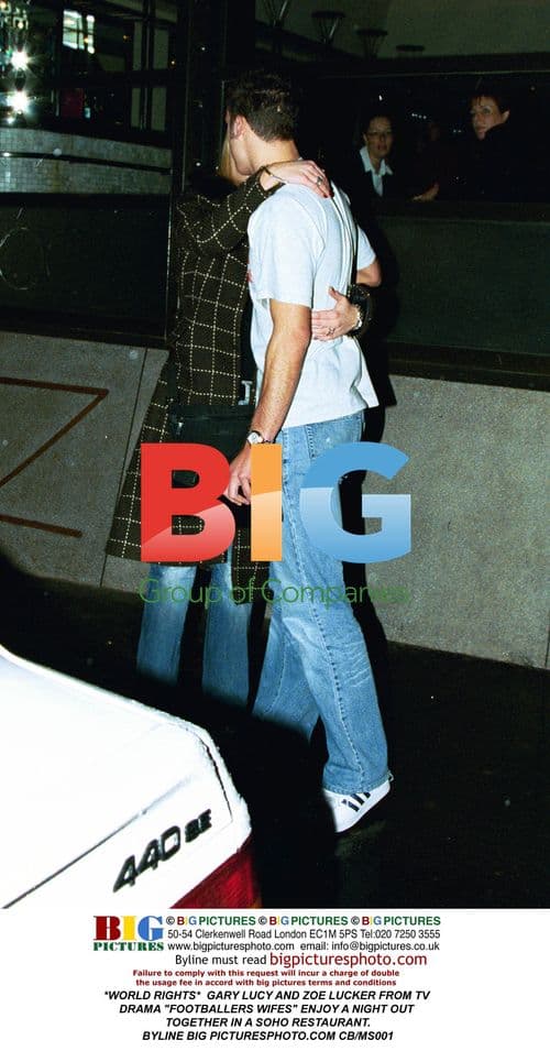 Gary Lucy and Zoe Lucker from Footballers Wives