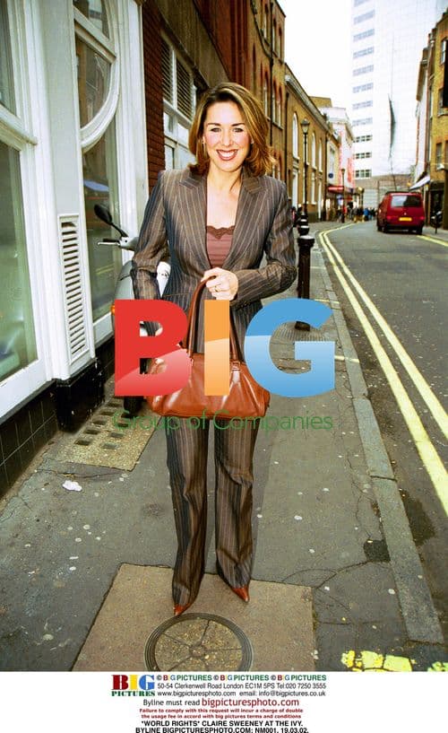 Claire Sweeney at The Ivy