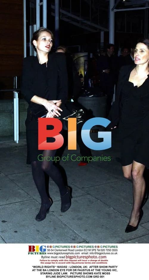 Kate Moss at Dr Faustus after-show party