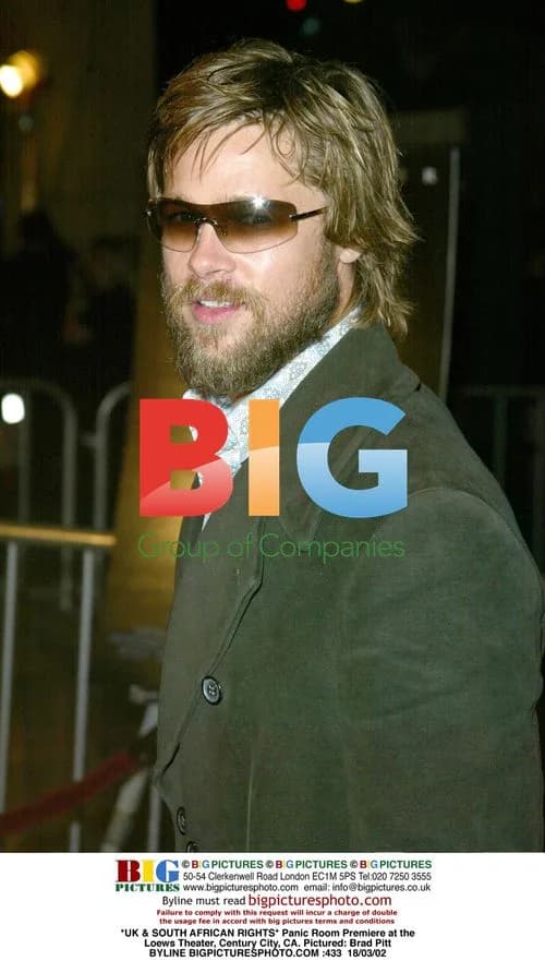 Brad Pitt at "Panic Room" Premiere