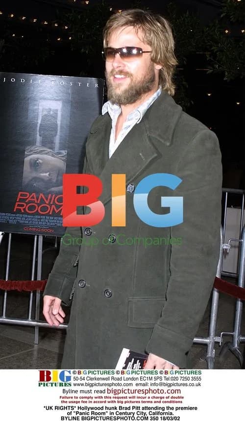 Brad Pitt at Panic Room premiere