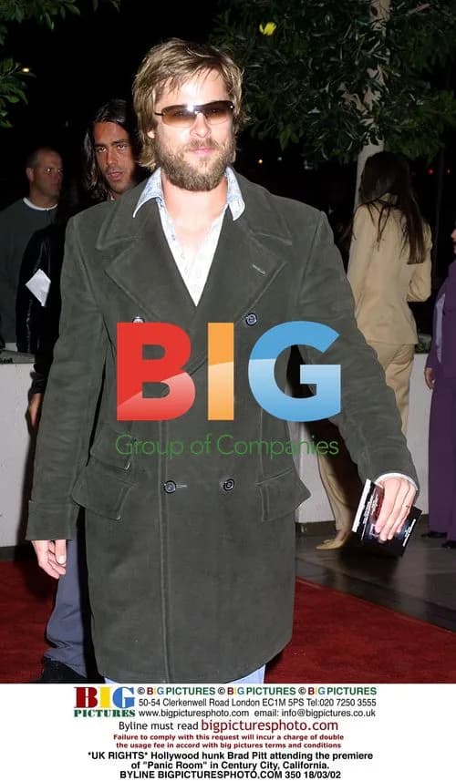 Brad Pitt at "Panic Room" Premiere