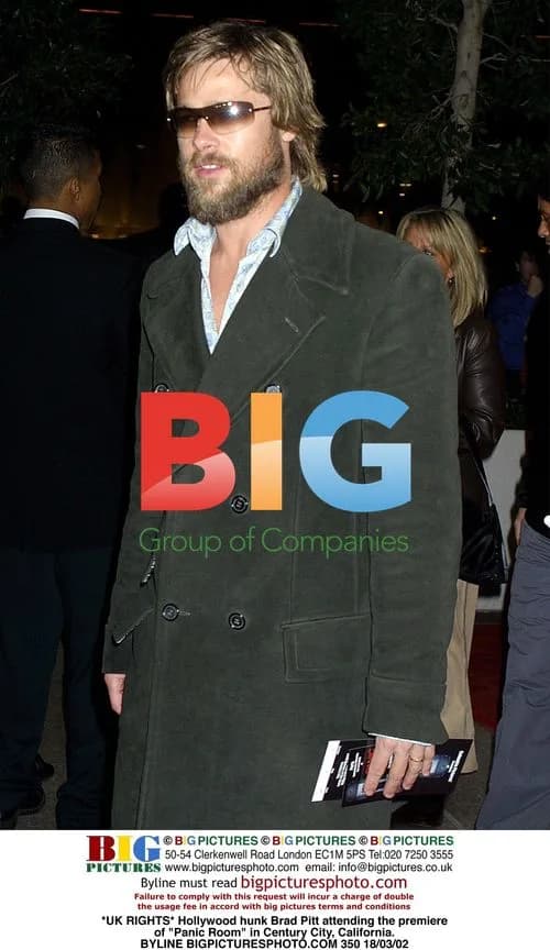 Brad Pitt at "Panic Room" Premiere