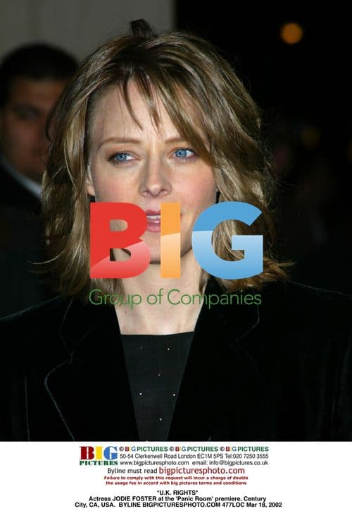 Jodie Foster at 'Panic Room' Premiere
