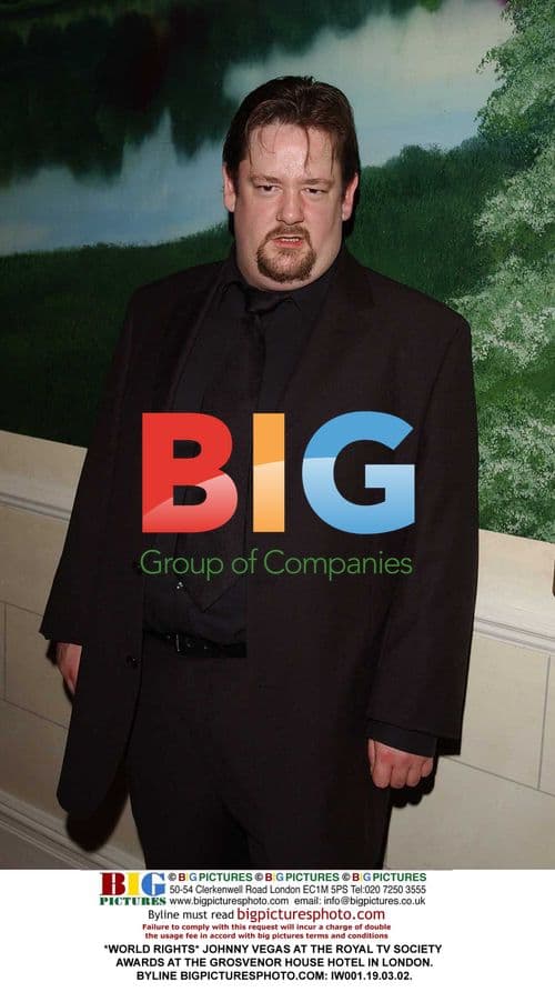 JOHNNY VEGAS at Royal TV Society Awards