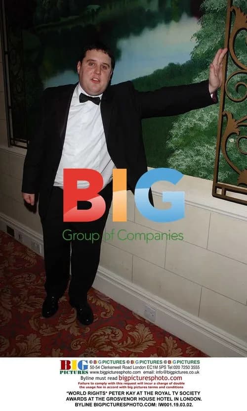 Peter Kay at Royal TV Society Awards