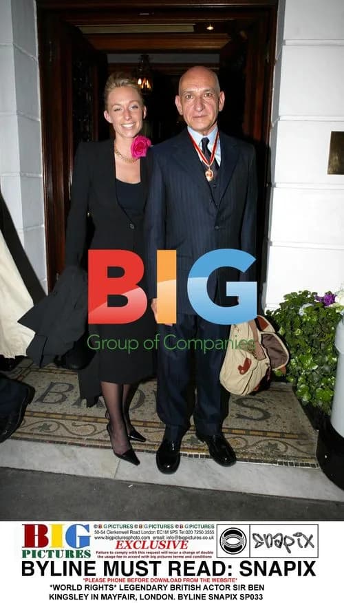 Sir Ben Kingsley in Mayfair, London