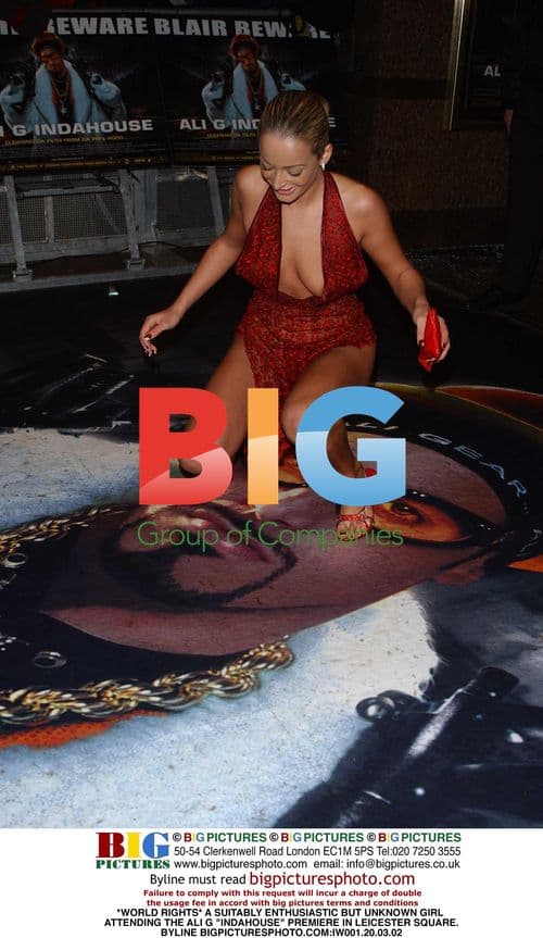 Girl at Ali G "Indahouse" Premiere