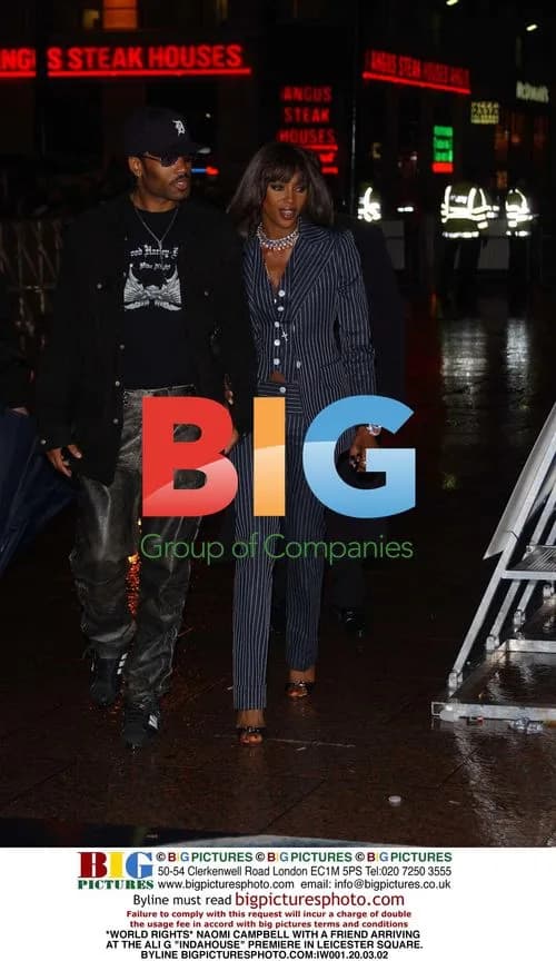 Naomi Campbell at Ali G "Indahouse" Premiere