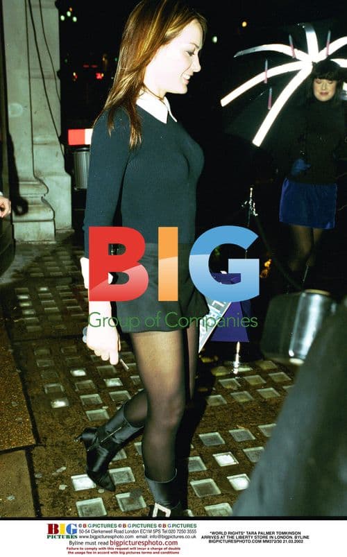 Tara Palmer Tomkinson at Liberty Store in London