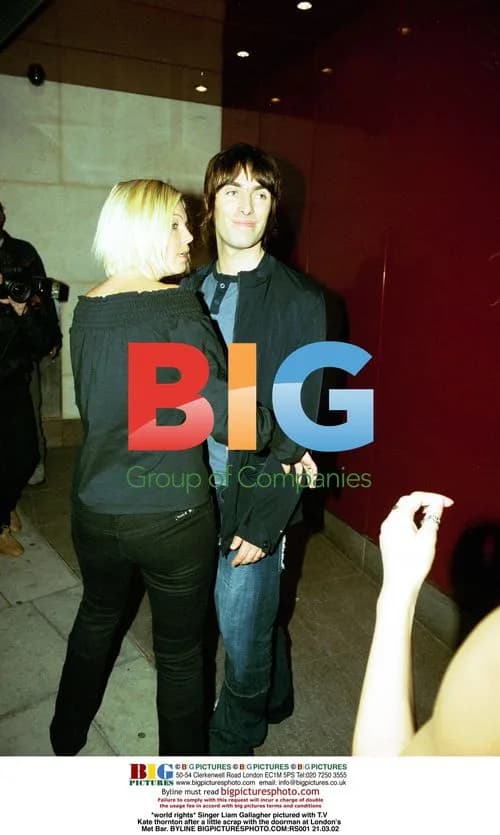Liam Gallagher and Kate Thornton at Met Bar