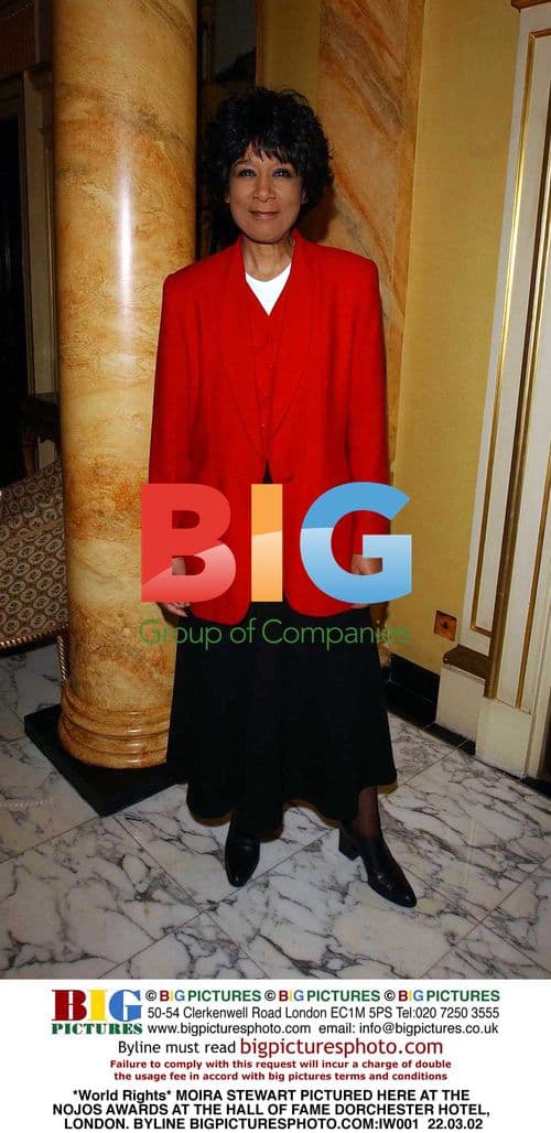 Moira Stewart at Nojos Awards in London