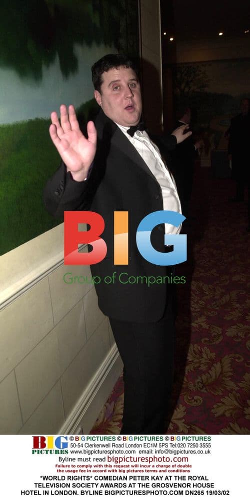 Peter Kay at Royal TV Society Awards
