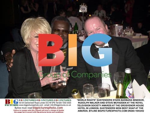 EastEnders Stars at RTS Awards