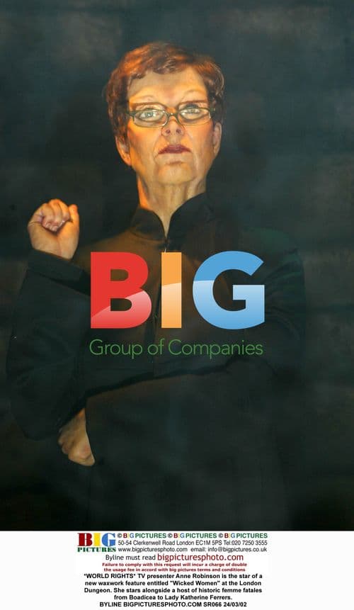 Anne Robinson Waxwork Unveiling