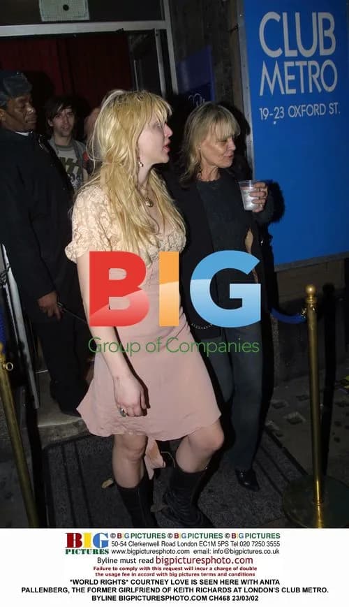 Courtney Love and Anita Pallenberg at Club Metro