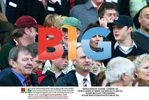 Prince Harry at England vs Wales Rugby Match