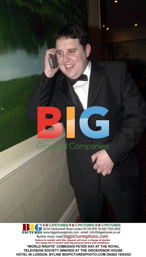 Peter Kay at Royal TV Society Awards