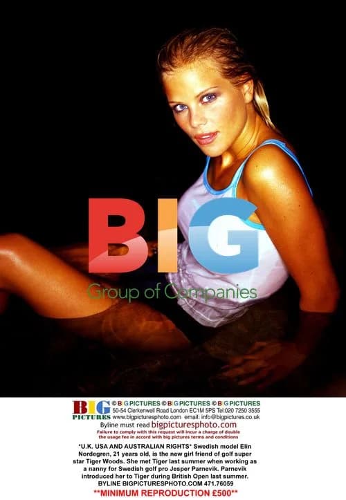 Elin Nordegren, Tiger Woods' new girlfriend