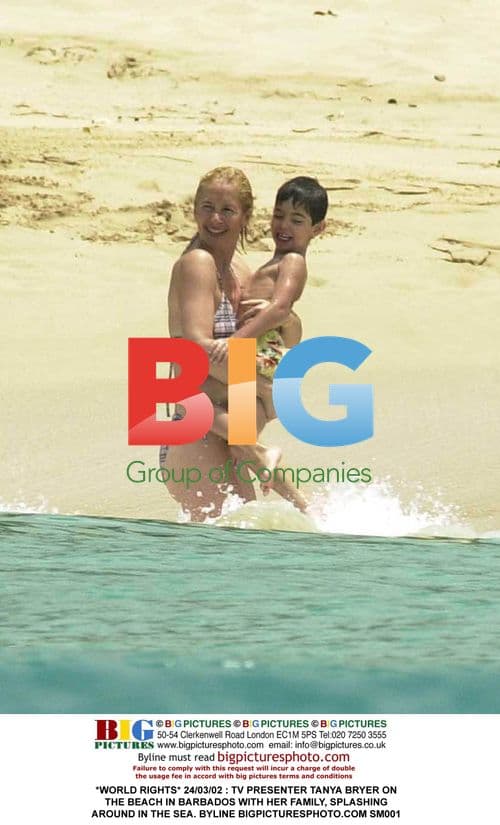 TV Presenter Tanya Bryer in Barbados