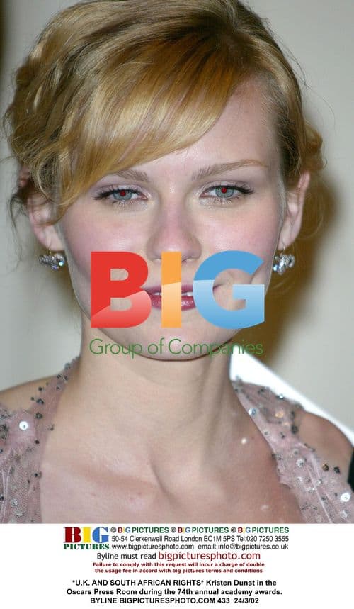 Kristen Dunst in Oscars Press Room