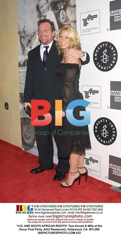 Tom Arnold & Wife at Oscar Post Party