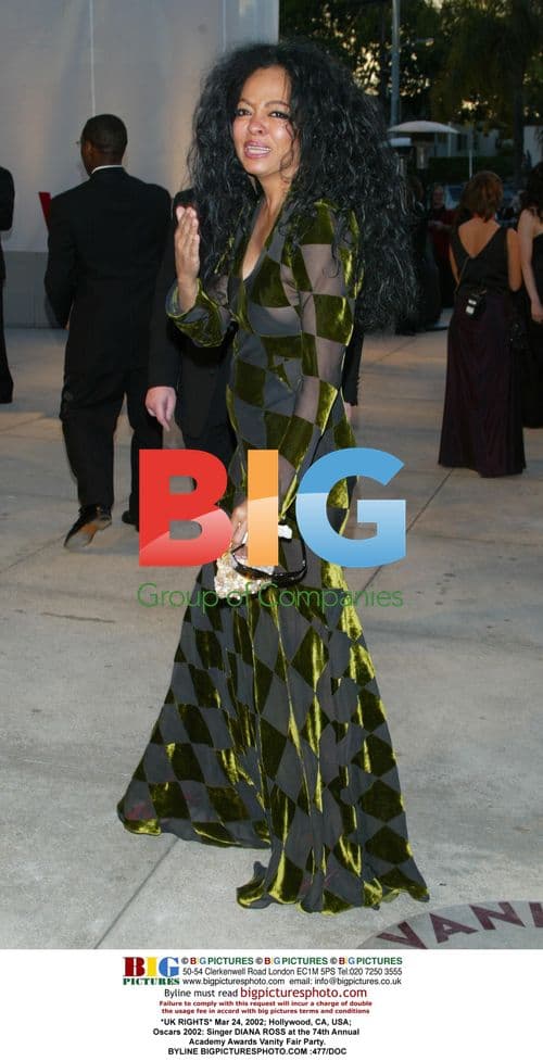 Diana Ross at 2002 Oscars Vanity Fair Party