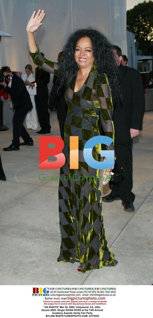 Diana Ross at 2002 Oscars Vanity Fair Party