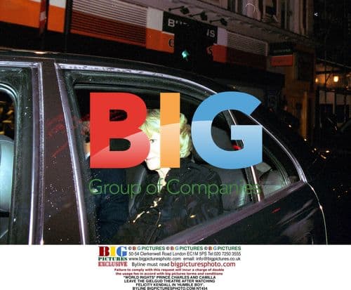 Prince Charles & Camilla Leave Theatre