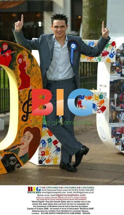 Pop Idol Gareth Gates Promotes Bradford 2008