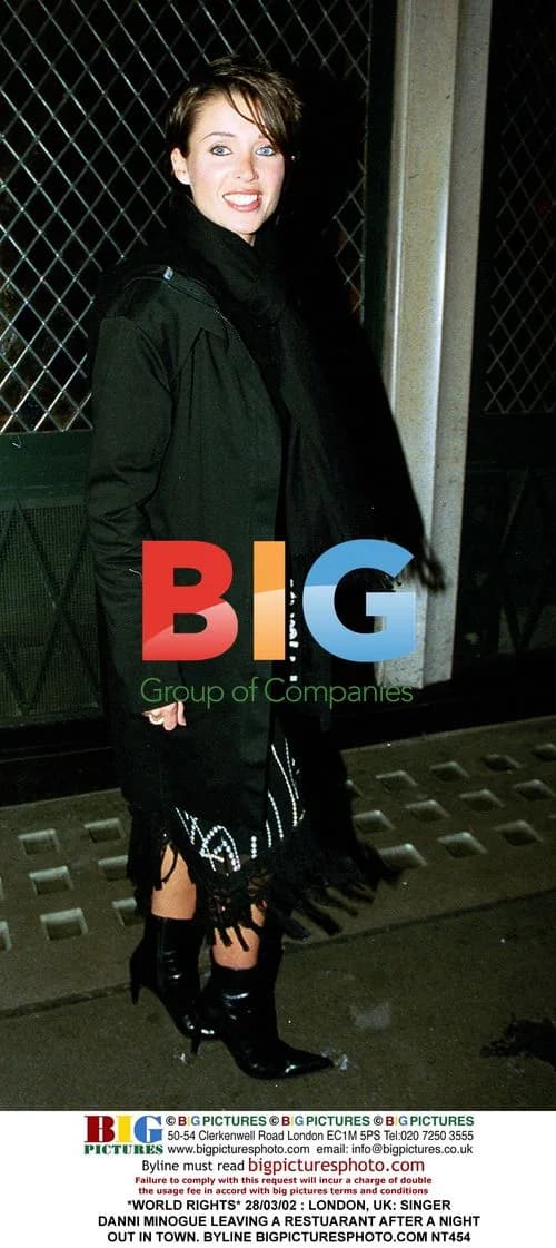 Dannii Minogue Leaving Restaurant in London