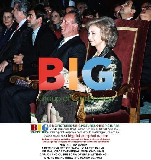 King Juan Carlos and Queen Sofia at Te Deum