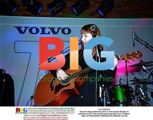 Suzanne Vega Performs at Volvo 75th Party