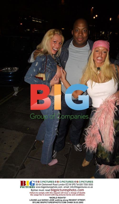 Louise and Sarah Jane walking on Regent Street