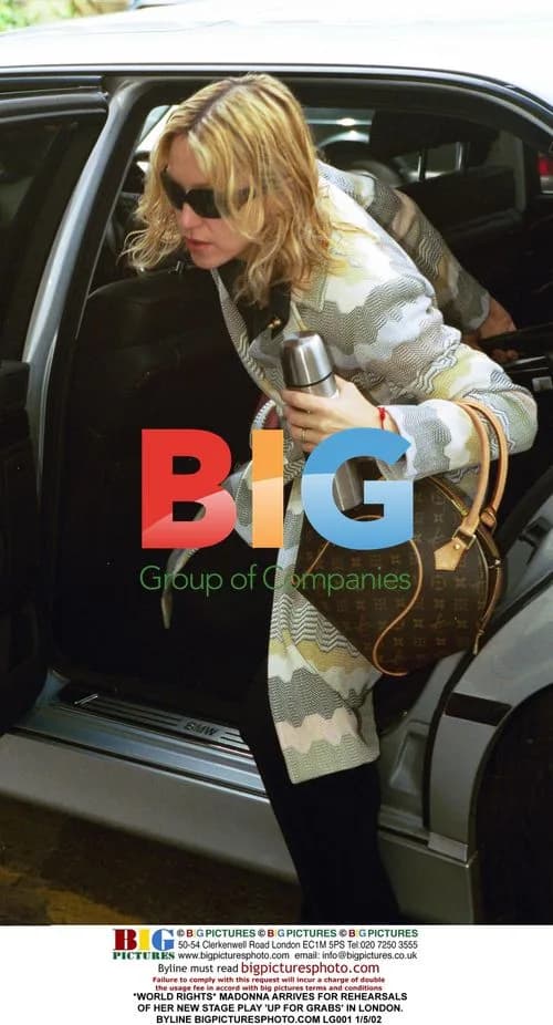 Madonna Arrives for 'Up for Grabs' Rehearsals