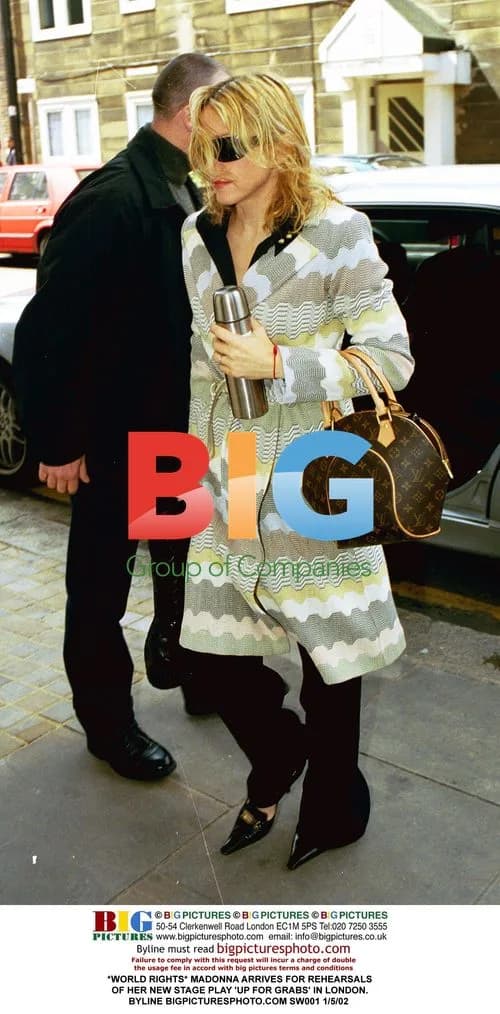 Madonna Arrives for 'Up For Grabs' Rehearsals
