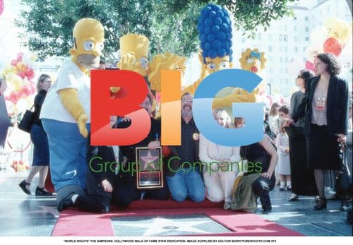 The Simpsons Hollywood Walk of Fame Star Dedication