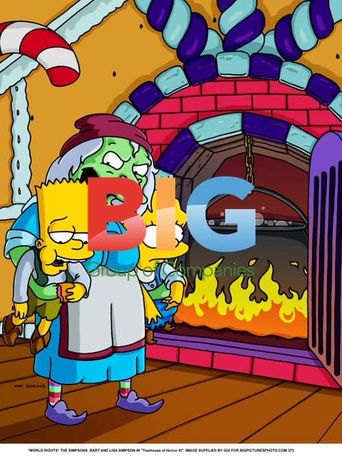 Bart and Lisa Simpson in Treehouse of Horror XI