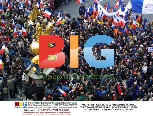 Le Pen and National Front Pay Homage to Joan of Arc