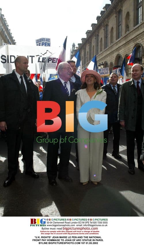 Le Pen and National Front Pay Hommage in Paris